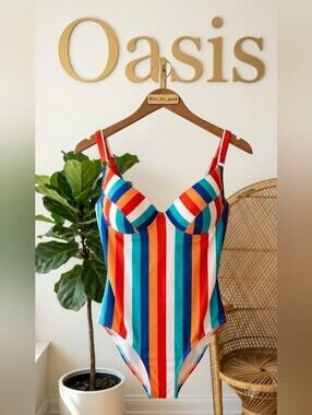Oasis Swimwear One piece Multicolor XL NWT